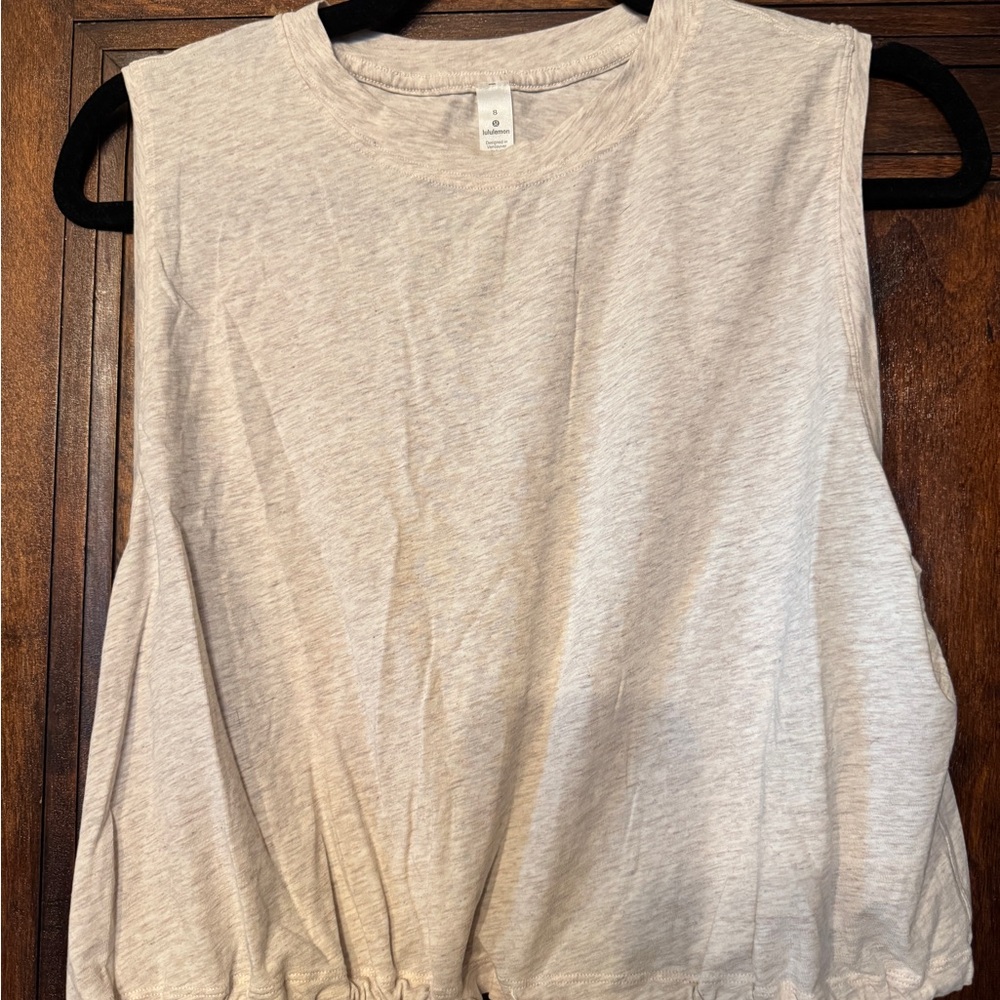 Lululemon Athletica Cream Muscle Tee
